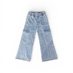 Tractr Kids Blue Patchwork Jeans